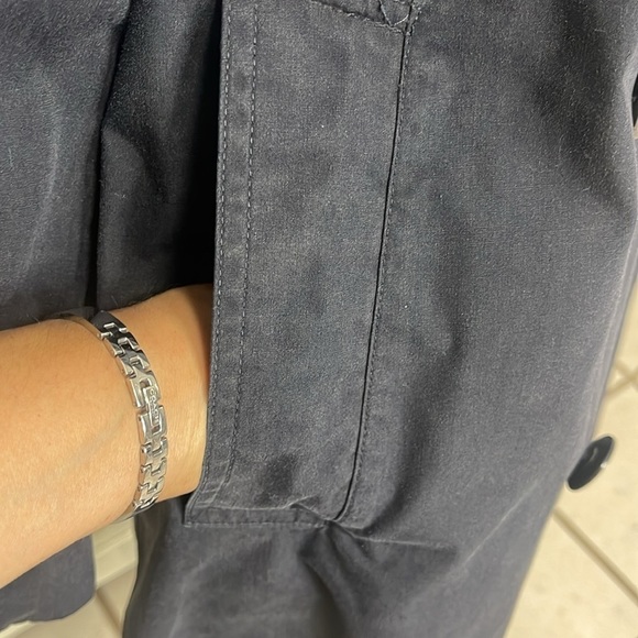 Vintage DSCP Man’s Army All Weather Trench Coat Black Size 38R - Picture 12 of 12